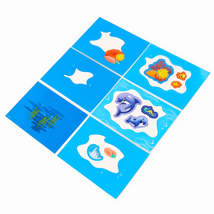 Объемная аппликация &laquo;Морские животные&raquo;, набор для творчества