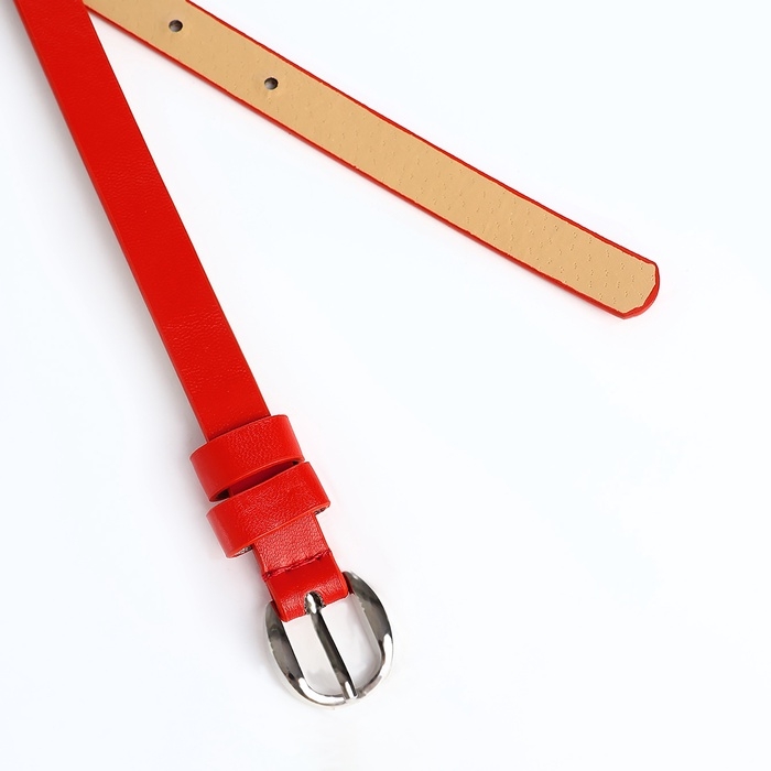 Ремень женский, ширина 1,1 см, пряжка металл, цвет Ремень женский, ширина 1,1 см, пряжка металл, цвет