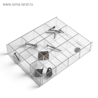 Подставка для презентации, 12 ячеек, 20,3×15,4×3,8 оргстекло 2 мм, В ЗАЩИТНОЙ ПЛЁНКЕ Подставка для презентации, 12 ячеек, 20,3×15,4×3,8 оргстекло 2 мм, В ЗАЩИТНОЙ ПЛЁНКЕ