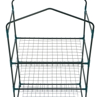 Стеллаж для рассады, 3 полки, 110 &times; 40 &times; 65 см, металлический каркас d = 12 мм, без чехла, Greengo