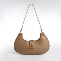 Сумка женская багет на молнии TEXTURA, средний размер, цвет светло-коричневый Сумка женская багет на молнии TEXTURA, средний размер, цвет светло-коричневый