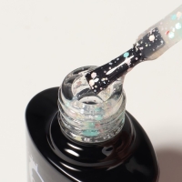 Гель лак для ногтей, &laquo;MILK GLITTER&raquo;, 3-х фазный, 8мл, LED/UV, цвет прозрачный (01)