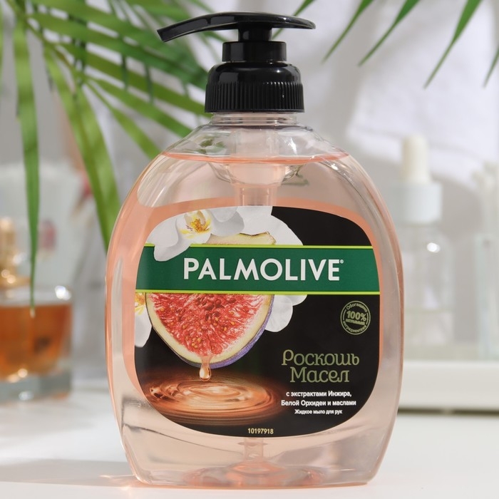 Жидкое мыло Palmolive Жидкое мыло Palmolive "С экстрактами Инжира, Белой Орхидеи и маслами", 300 мл