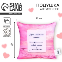 Подушка антистресс &laquo;Моя любимая песня&raquo;