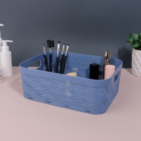 Органайзер для хранения &laquo;WAVE&raquo;, с ручками, 1 секция, 27 &times; 20 &times; 10 см, цвет МИКС