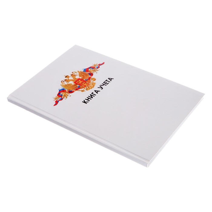 Книга учета, 96 листов, обложка картон 7БЦ, блок ГАЗЕТНЫЙ, клетка, белый Книга учета, 96 листов, обложка картон 7БЦ, блок ГАЗЕТНЫЙ, клетка, белый