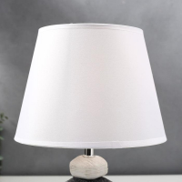 Лампа настольная 16447/1WT E14 40вт бело-черный 22х22х32 см RISALUX