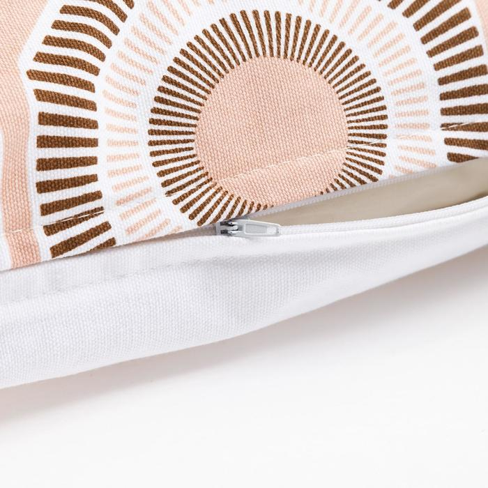 Наволочка декоративная 40х40 см, Circle powdery, 100% хлопок Наволочка декоративная 40х40 см, Circle powdery, 100% хлопок