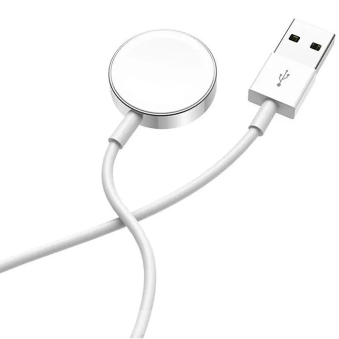 Беспроводное зарядное устройство Hoco CW39, MagSafe, магнит, USB, 1 А, 1,2 м , белое Беспроводное зарядное устройство Hoco CW39, MagSafe, магнит, USB, 1 А, 1,2 м , белое