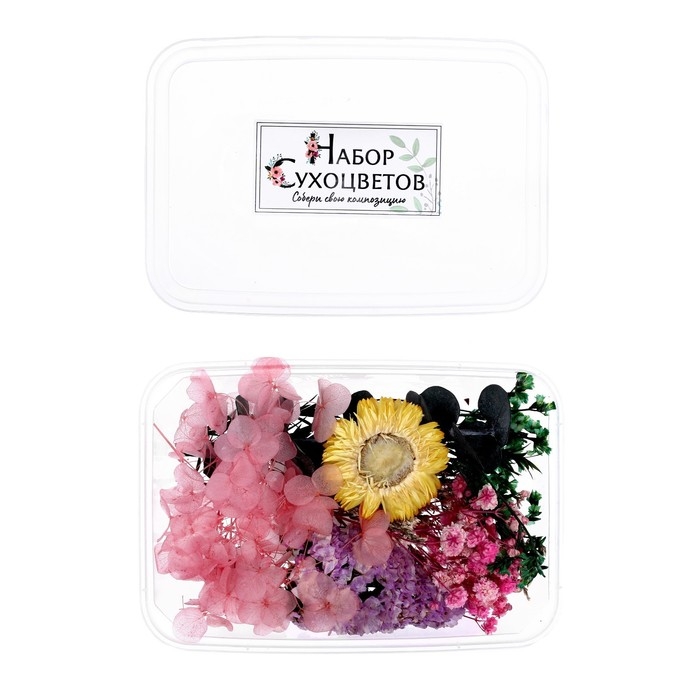 Набор для творчества «Набор сухоцветов», малый, розовый Набор для творчества «Набор сухоцветов», малый, розовый