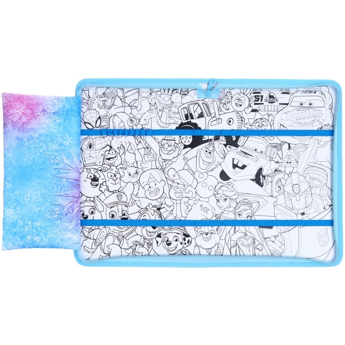 Папка для труда А4 с пеналом, на молнии, текстиль, Холодное сердце Папка для труда А4 с пеналом, на молнии, текстиль, Холодное сердце