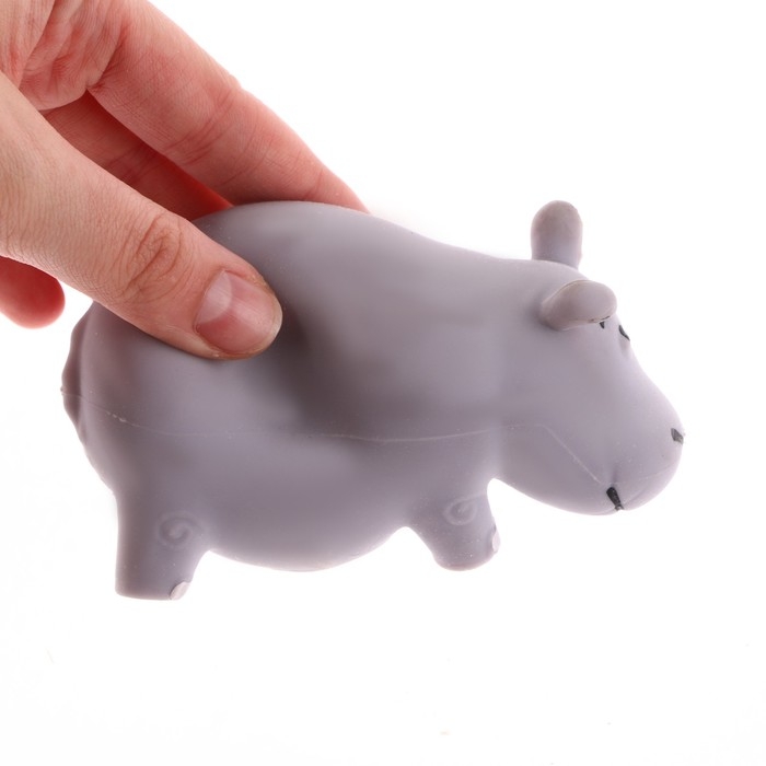 Мялка тянучка &laquo;Звери&raquo; с песком, виды МИКС