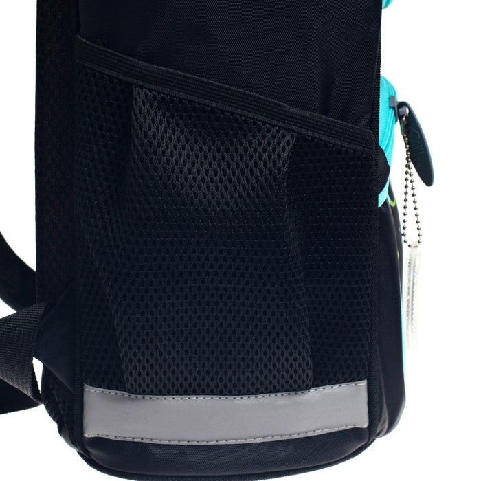 Ранец школьный Стандарт, 36 х 26 х 16 см, + мешок для обуви 40 х 32 см, Calligrata П Ранец школьный Стандарт, 36 х 26 х 16 см, + мешок для обуви 40 х 32 см, Calligrata П "Гейм", чёрный