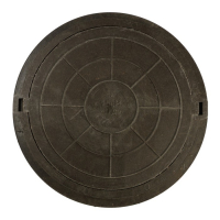 Люк полимерный, легкий, 15 кН, нагрузка до 1.5 т, черный Люк полимерный, легкий, 15 кН, нагрузка до 1.5 т, черный