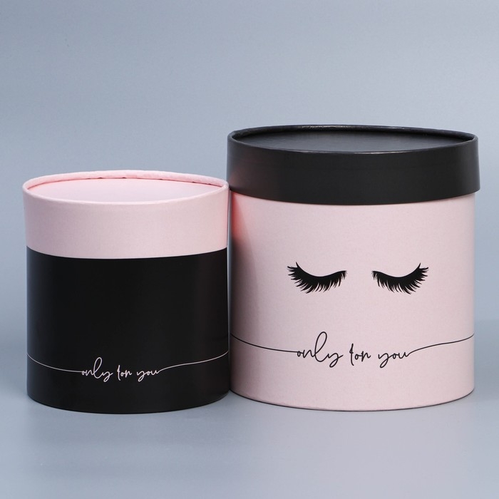 Набор шляпных коробок 2 в 1, упаковка подарочная, «Fashion», 13 х 13, 16 х 16 см Набор шляпных коробок 2 в 1, упаковка подарочная, «Fashion», 13 х 13, 16 х 16 см