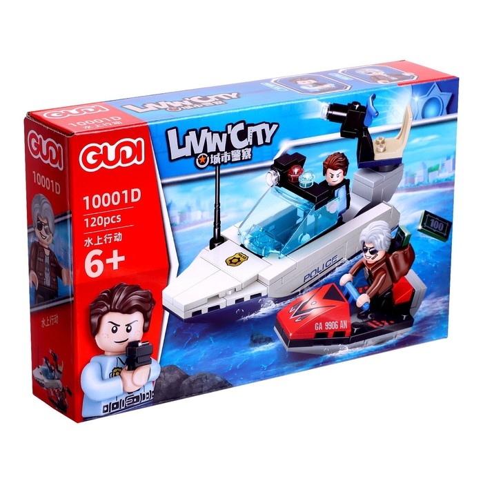 Конструктор &laquo;Полиция. Жулики&raquo;, цвет МИКС