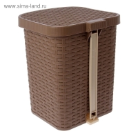 Контейнер для мусора с педалью &laquo;Артлайн&raquo;, 12 л, цвет МИКС