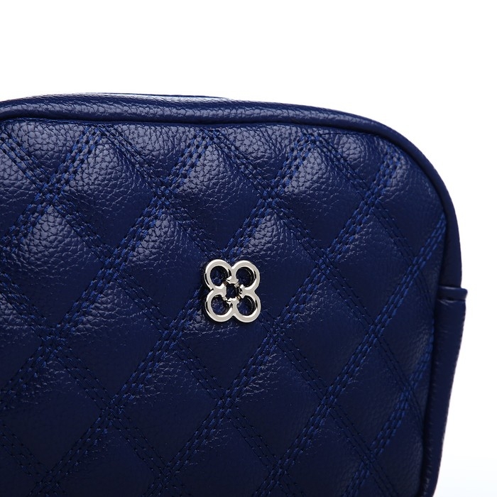 Сумка кросс-боди на молнии, цвет синий