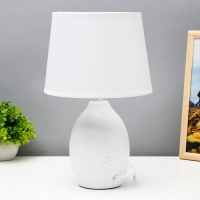 Лампа настольная "Цветы" 1xE14 40вт белый 20х20х31 см.