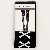 Карнавальные чулки &laquo;Косточки&raquo;, размер М