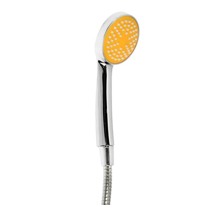 Смеситель для ванны Accoona A6482H, двухрычажный, желтый/хром