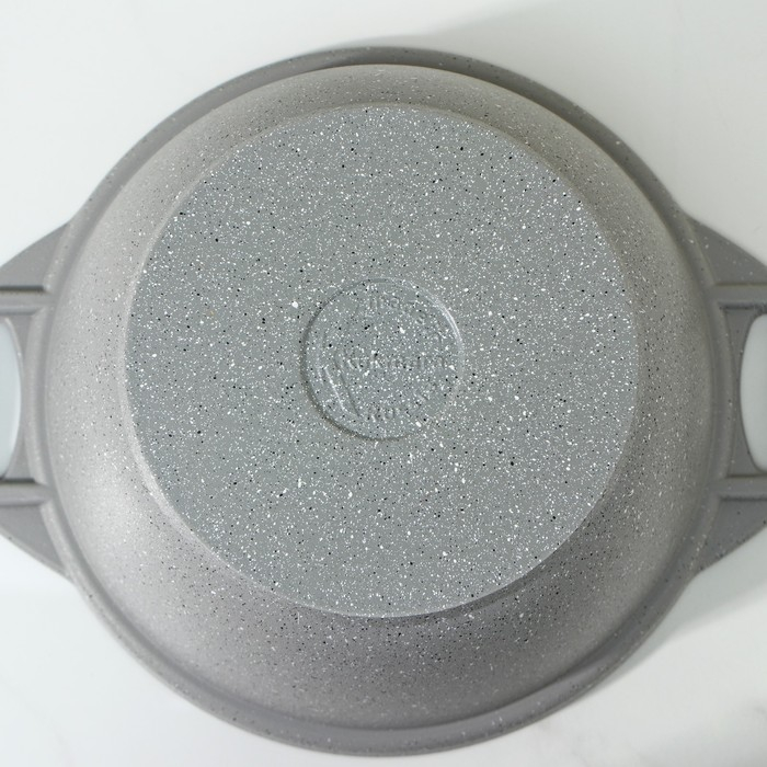 Кастрюля, 2 л, d=20 см, h=10.5 см, антипригарное покрытие, цвет светлый мрамор Кастрюля, 2 л, d=20 см, h=10.5 см, антипригарное покрытие, цвет светлый мрамор