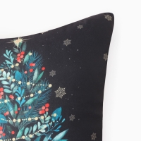 Подушка новогодняя Этель &laquo;Новогодний шар&raquo;, 40*40 см, 100% п/э, велюр