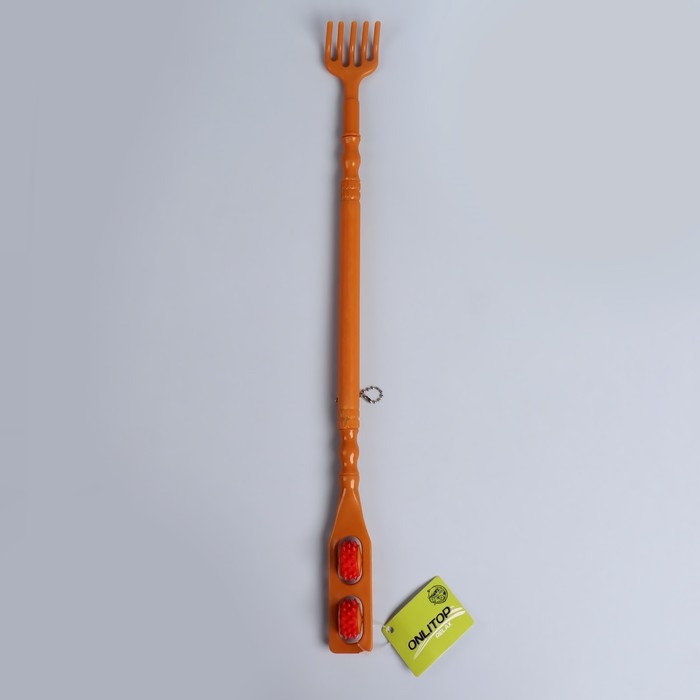 Массажёр - чесалка, двусторонний, универсальный, 2 колеса, цвет МИКС Массажёр - чесалка, двусторонний, универсальный, 2 колеса, цвет МИКС