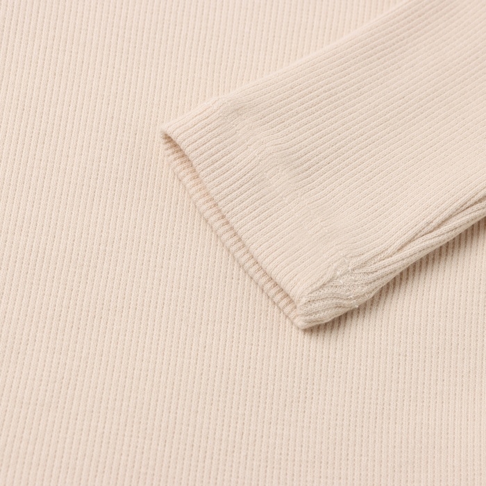 Комплект (лонгслив и брюки) для девочки MINAKU, цвет светло-бежевый, рост 80-86 см