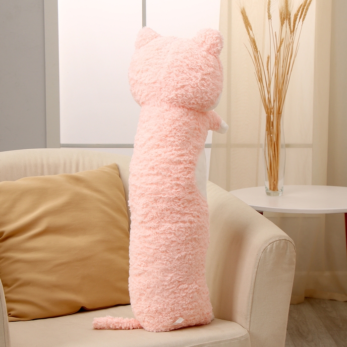 Мягкая игрушка &laquo;Кот-батон&raquo;, 80 см, цвет розовый