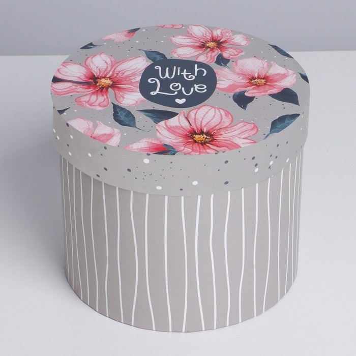 Набор коробок 5 в 1, упаковка подарочная, &laquo;Цветы&raquo;, 13 х 13,5‒19.5 х 23 см