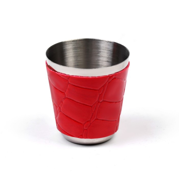 Подарочный набор 6 в 1 "Дубль": фляжка 270 мл, воронка, 4 рюмки, 17 х 17 см