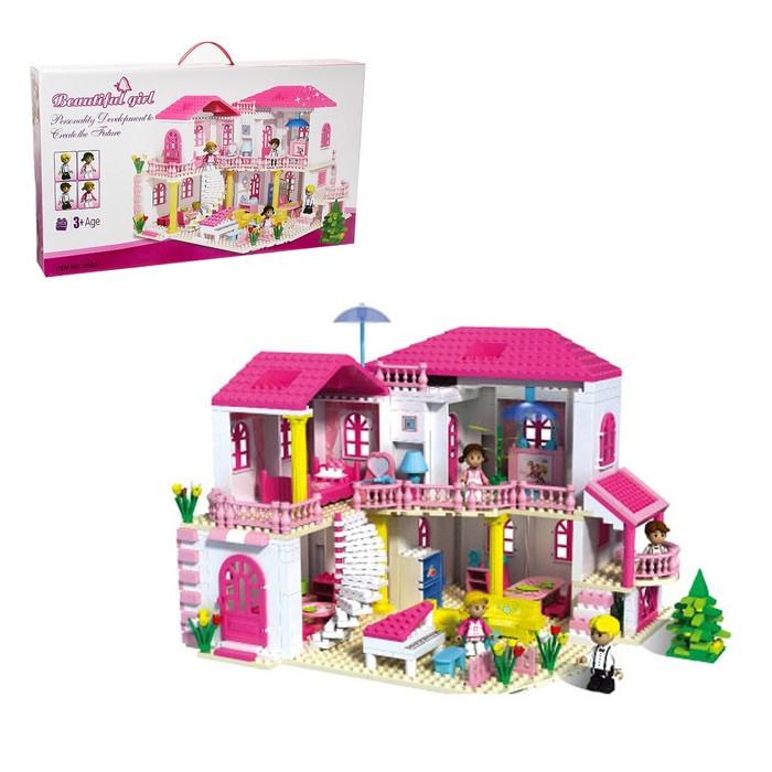 Конструктор для девочек &laquo;Загородный дом&raquo;, 800 деталей