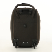 Чемодан малый с сумкой "Краски", отдел на молнии, наружный карман, цвет серый