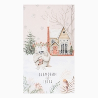 Полотенце Этель "Звери в городе" 40х73 см, 100% хлопок, саржа 190 г/м2