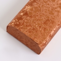 Футляр для очков на магните, длина 16 см, цвет коричневый