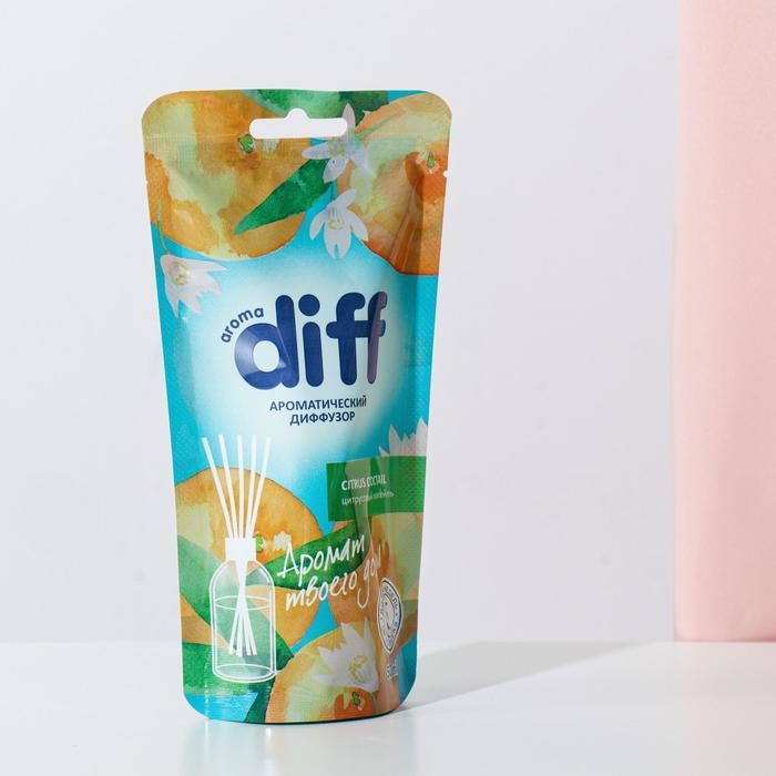Диффузор ароматический Aroma Diff, 50 мл, цитрусовый коктейль Диффузор ароматический Aroma Diff, 50 мл, цитрусовый коктейль