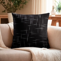 Наволочка декоративная Этель &laquo;Классика&raquo;, цвет чёрный, 43*43 см, 100% п/э