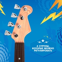 Игрушка музыкальная &laquo;Гитара рокер&raquo;, звуковые эффекты, цвет синий