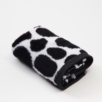 Полотенце махровое Этель ЧБ &laquo;Змея&raquo;, пестроткань, 30х60 см