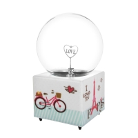 Плазменный шар "Влюбленнойсть" цветной 8,5х8,5х17 см RISALUX Плазменный шар "Влюбленнойсть" цветной 8,5х8,5х17 см RISALUX