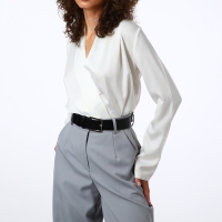 Ремень женский, ширина 4 см, винт, пряжка металл, цвет чёрный Ремень женский, ширина 4 см, винт, пряжка металл, цвет чёрный