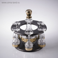 Мини-бар 7 предметов кольцо, гравировка 500/50 мл Мини-бар 7 предметов кольцо, гравировка 500/50 мл