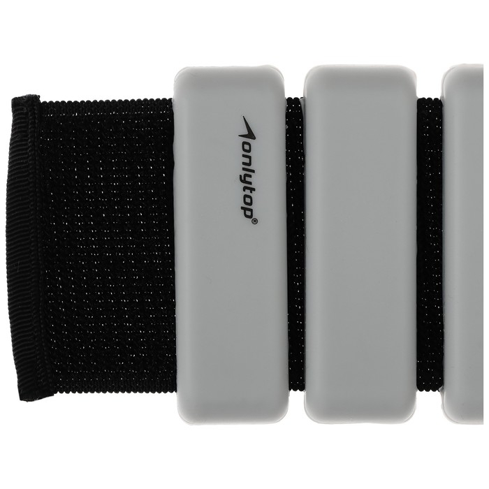 Утяжелители ONLYTOP, 2 шт. х 0,5 кг, цвет серый Утяжелители ONLYTOP, 2 шт. х 0,5 кг, цвет серый
