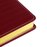 Ежедневник датированный 2024 A5 176 листов, deVENTE.Wild, твёрдая обложка из искусственной кожи, золотой срез, ляссе, кремовый блок 70 г/м2, бордовый Ежедневник датированный 2024 A5 176 листов, deVENTE.Wild, твёрдая обложка из искусственной кожи, золотой срез, ляссе, кремовый блок 70 г/м2, бордовый