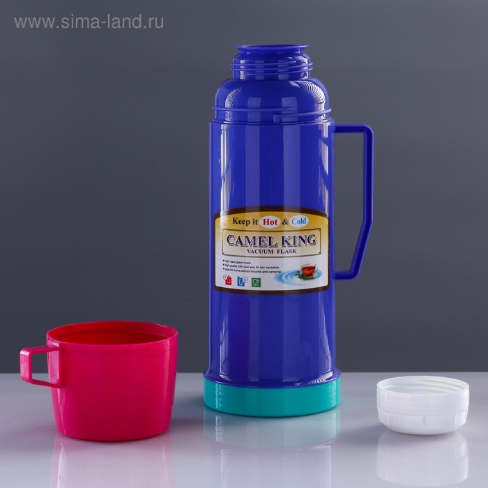 Термос 450 мл, со стеклянной колбой, 11 х 24 см, микс Термос 450 мл, со стеклянной колбой, 11 х 24 см, микс