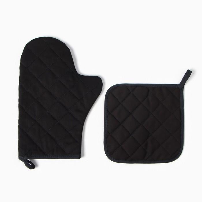 Набор кухонный «Avocado» варежка-прихватка 20х28см, прихватка 19х19см,100% хл Набор кухонный «Avocado» варежка-прихватка 20х28см, прихватка 19х19см,100% хл