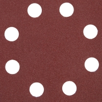 Круг абразивный шлифовальный под "липучку" ТУНДРА, перфорированный, 125 мм, Р150, 10 шт. Круг абразивный шлифовальный под "липучку" ТУНДРА, перфорированный, 125 мм, Р150, 10 шт.