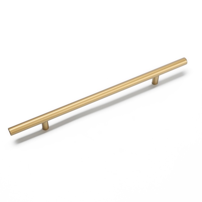 Ручка рейлинг ТУНДРА, облегчённая, d=12 мм, м/о 192/300 мм, внеш ножка, цвет золото Ручка рейлинг ТУНДРА, облегчённая, d=12 мм, м/о 192/300 мм, внеш ножка, цвет золото