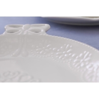 Блюдо керамическое &laquo;Сьюзен&raquo;, 23&times;18 см, цвет белый